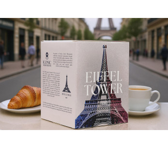 Copo de cristal longo para bebidas espirituosas Alaskan Maker Iconic Monuments Eiffel Tower 2