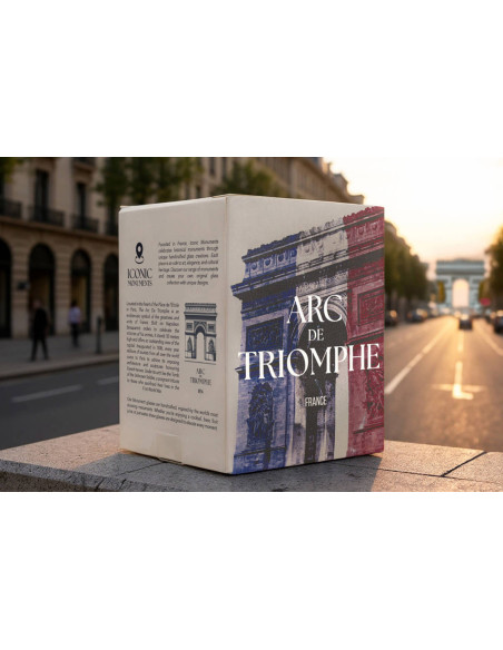 Alaskan Maker Iconic Monuments Arc de Triomphe bicchiere da liquore lungo in cristallo