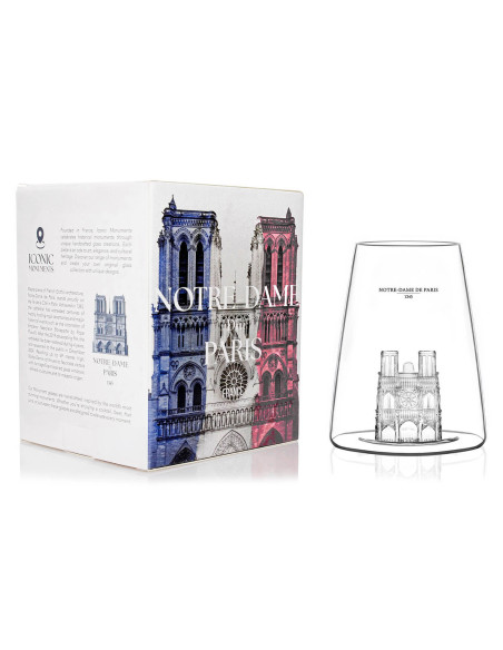 Alaskan Maker Iconic Monuments Notre Dame de Paris lang krystallbeholder