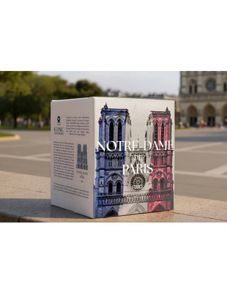 Copo longo de cristal para Monumentos Icónicos Notre Dame de Paris Alaskan Maker