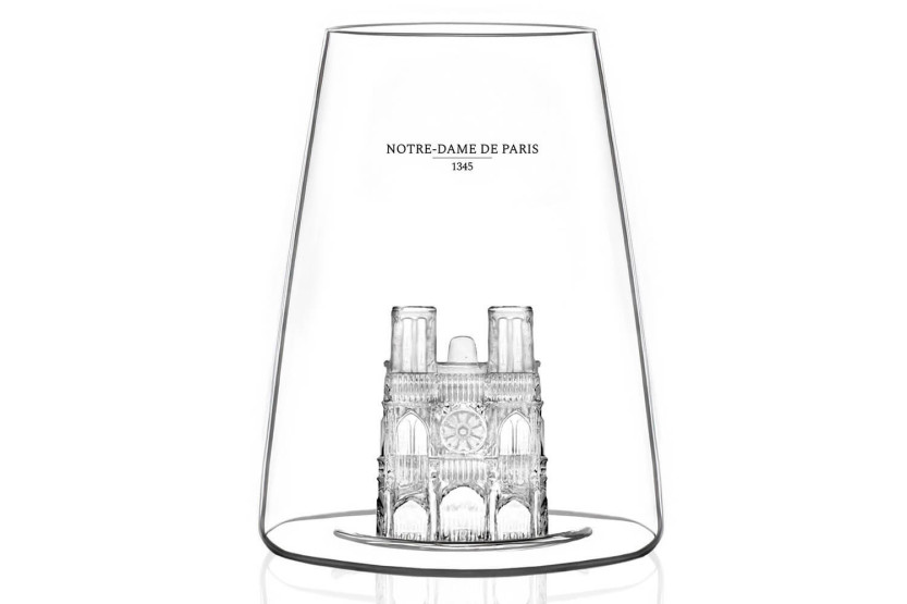 Alaskan Maker Iconic Monuments Notre Dame de Paris lang krystallbeholder