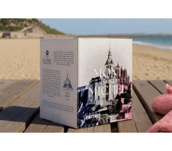 Alaskan Maker Monumenti iconici Mont Saint-Michel Bicchiere da liquore lungo in cristallo 2