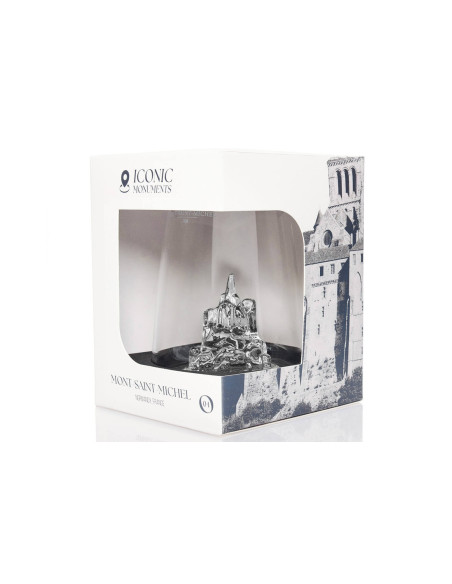 Alaska Maker Iconische Monumenten Mont Saint-Michel lang kristallen gedistilleerdglas