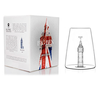 Alaska Maker Iconische Monumenten Big Ben lang kristallen gedistilleerdglas