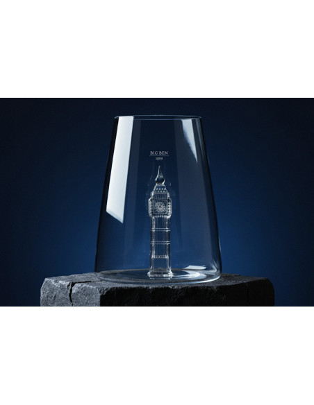 Alaskan Maker Monumentos Icónicos Big Ben copo de cristal longo para bebidas espirituosas