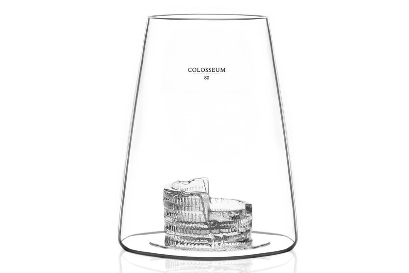 Alaskan Maker Ikoniske monumenter Colosseum i Rom langt krystalklart glas til spiritus