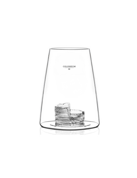 Alaskan Maker Ikoniske monumenter Colosseum i Rom langt krystalklart glas til spiritus