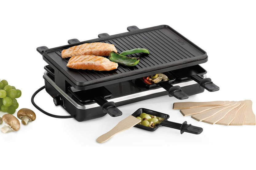 Kela Geneva cast-iron raclette/grill for 8 people