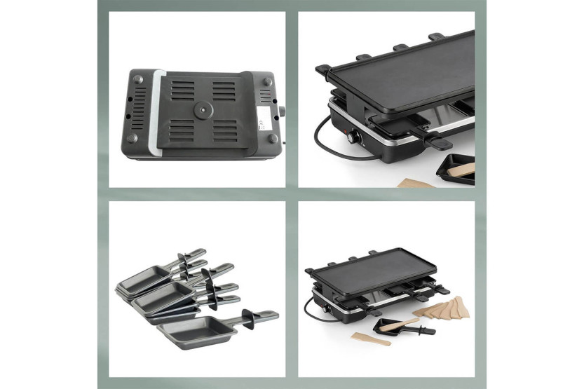 Kela Geneva valurautainen raclette/grilli 8 hengelle.