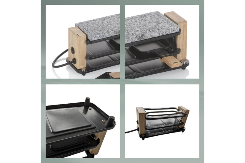 Kela Bedretto raclette/pierrade-apparat for 2 personer