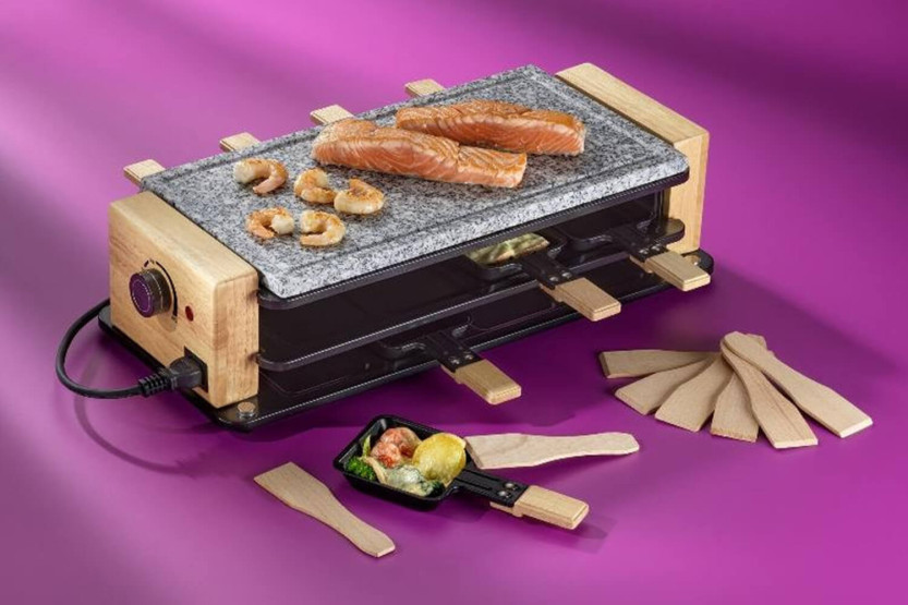 Kela Bedretto raclette/pierrade-apparat til 8 personer