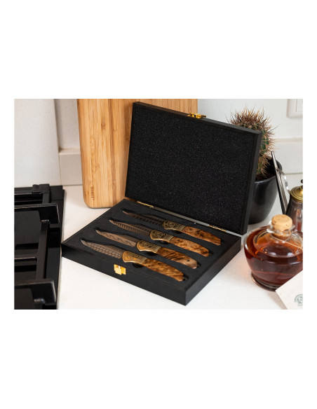 Homey's by Schiffmacher 4 Steakmesser-Set Klinge 8cm
