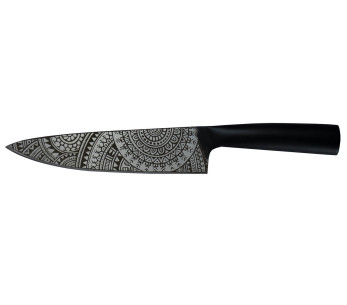 Cuchillo de cocinero 20cm Homey's by Schiffmacher mango de acero inoxidable negro
