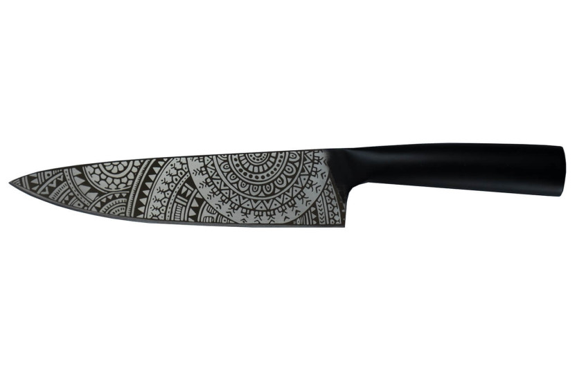 Cuchillo de cocinero 20cm Homey's by Schiffmacher mango de acero inoxidable negro