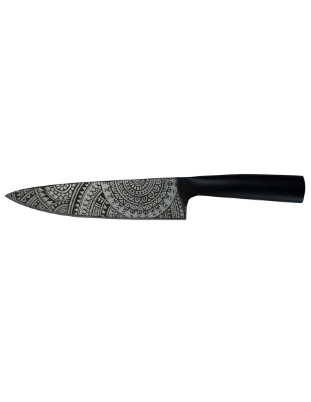 Cuchillo de cocinero 20cm Homey's by Schiffmacher mango de acero inoxidable negro