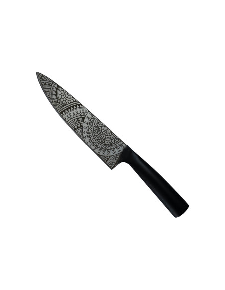 Cuchillo de cocinero 20cm Homey's by Schiffmacher mango de acero inoxidable negro
