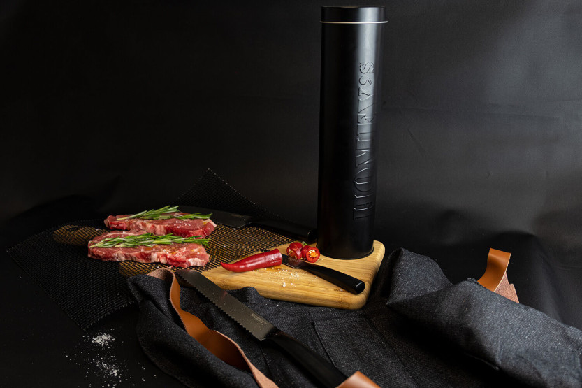 Set de regalo para barbacoa Homey's Grilla 5 utensilios