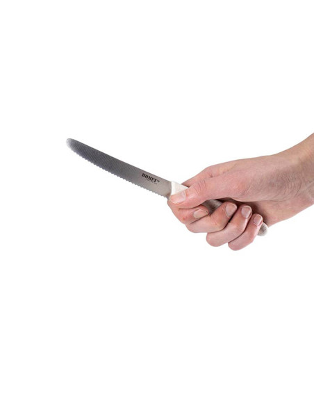 Homey's Mölti VITT kökskniv för alla ändamål 11 cm tandat blad