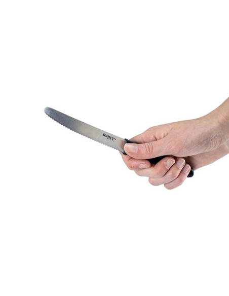 Cuchillo de cocina multiusos Homey's Mölti SVART 11cm hoja dentada