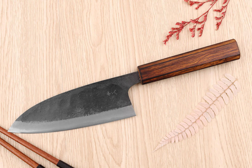 Hidetsune BS2 15cm deba japansk handgjord kniv