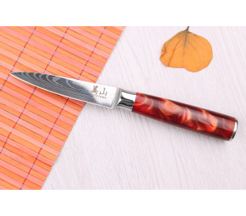 3 Kutoyama Red Flame kokki + yleiskäyttöinen + toimistoveitsisarja 2