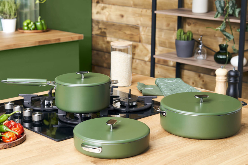 Cookut La Merveilleuse 16cm stainless steel Steel Green® saucepan