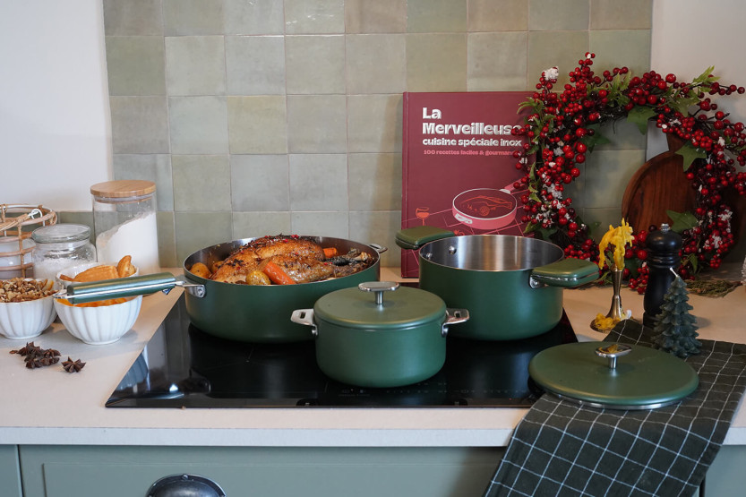 Cookut La Merveilleuse 16cm stainless steel Steel Green® saucepan