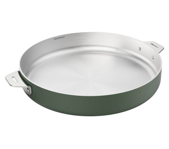 Cookut La Merveilleuse Frigideira de 28 cm em aço inoxidável Steel Green®