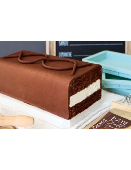 3 Scrapcooking Layer Cake silicone molds 25x10cm