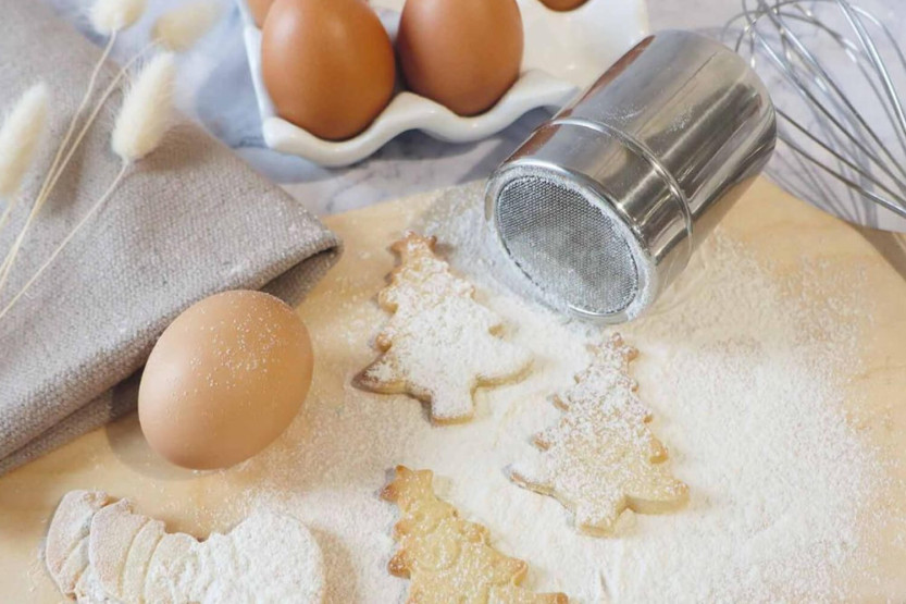 Scrapcooking hienoverkkoinen jauhekone kuorrutussokeria, kaakaota ja muuta varten