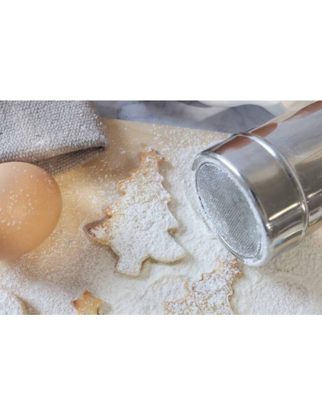 Scrapcooking hienoverkkoinen jauhekone kuorrutussokeria, kaakaota ja muuta varten