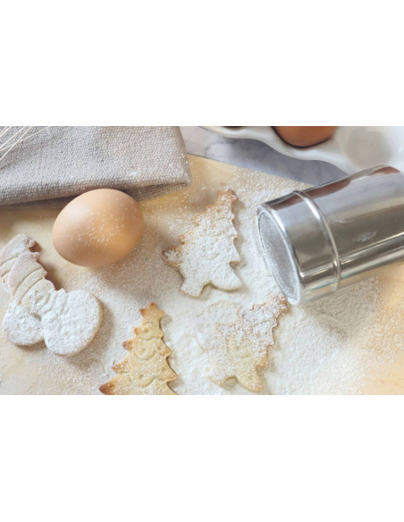Scrapcooking feinmaschiger Puderzucker-Streuer für Puderzucker, Kakao und mehr