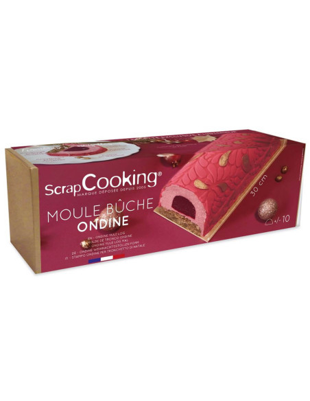 Scrapcooking Ondine kævleform + indsats + silikonemåtte + kraftstøtte + transportkasse