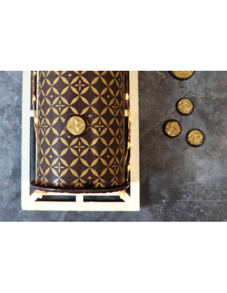 Set de 2 hojas de transferencia Scrapcooking Couture para chocolate y troncos