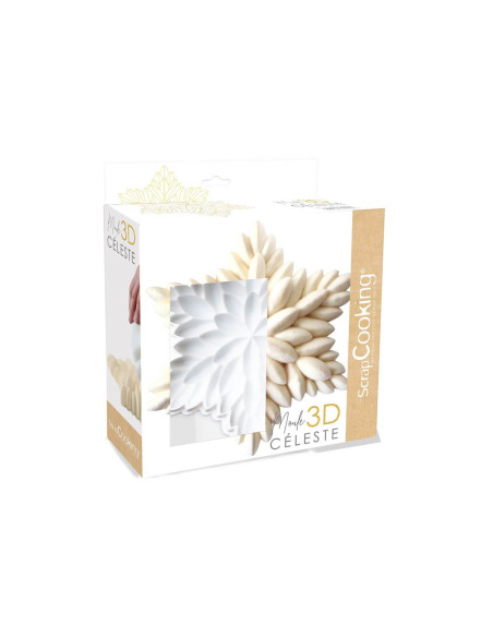 Scrapcooking Silikon-Spritzgebäckform Celeste 3D