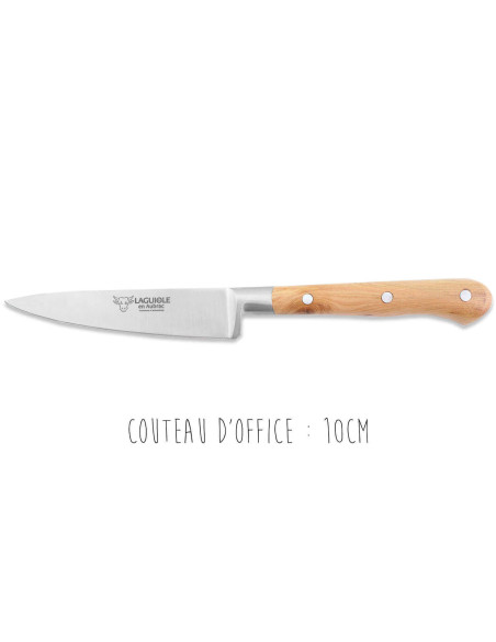 Doos met 3 Laguiole jenevermessen van Aubrac: Office + Universal + Chef