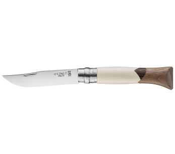 Opinel Tradition Luxe Cime n°09 taittoveitsi 9cm terä vaahtera + saarni + pähkinä kahva