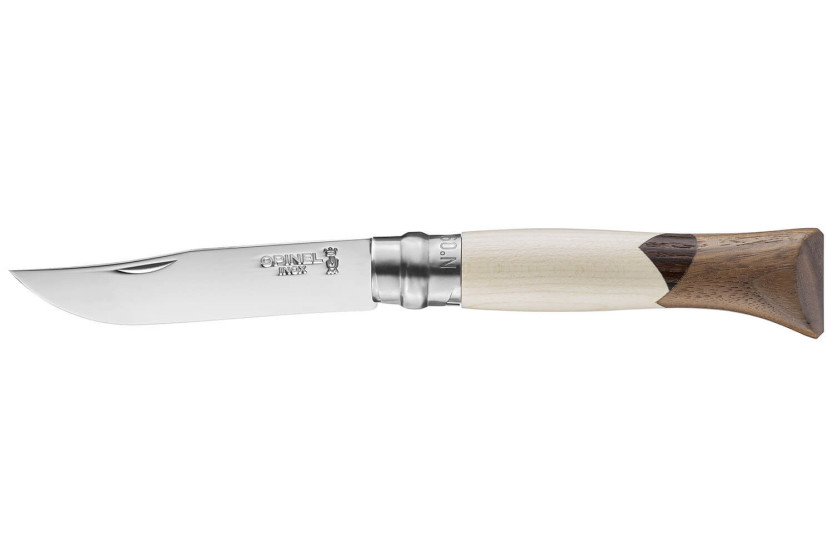 Opinel Tradition Luxe Cime n°09 taittoveitsi 9cm terä vaahtera + saarni + pähkinä kahva
