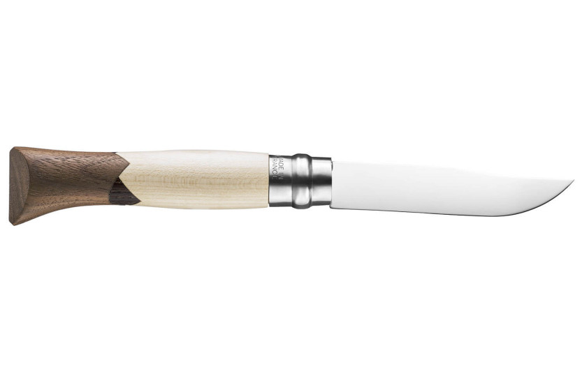 Opinel Tradition Luxe Cime n°09 fällkniv 9cm blad lönn + ask + valnöt handtag