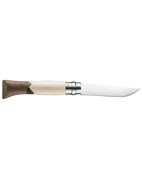 Opinel Tradition Luxe Cime n°09 navaja plegable 9cm hoja arce + fresno + mango nogal