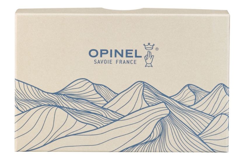 Opinel Tradition Luxe Cime n°09 navaja plegable 9cm hoja arce + fresno + mango nogal