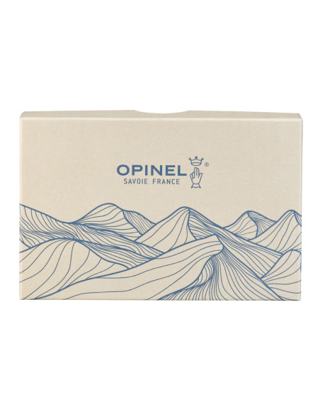 Opinel Tradition Luxe Cime n°09 folding knife 9cm blade maple + ash + walnut handle