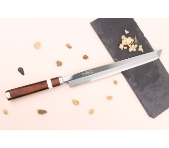 Sakai Takayuki Shiden 27cm sakimaru coltello giapponese fatto a mano 2