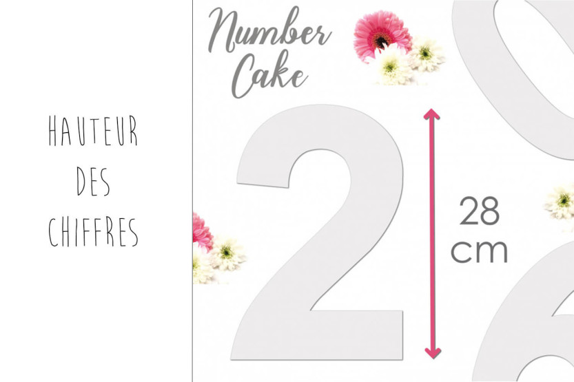 Scrapcooking Kit per torte di numeri riutilizzabili a 9 cifre