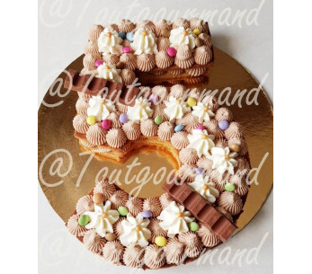 Scrapcooking 9-numeroinen uudelleenkäytettävä numerokakkupakkaus 2