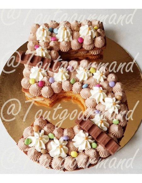Scrapcooking 9-sifret tallkake-sett - Gjenbrukbart