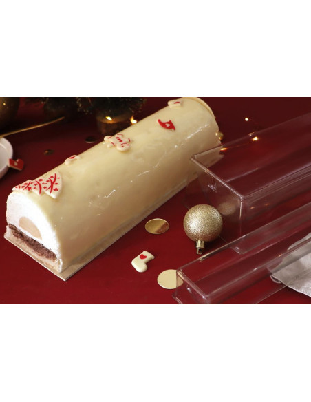Molde de tronco de gelado Scrapcooking e inserção semi-rígida - Reutilizável