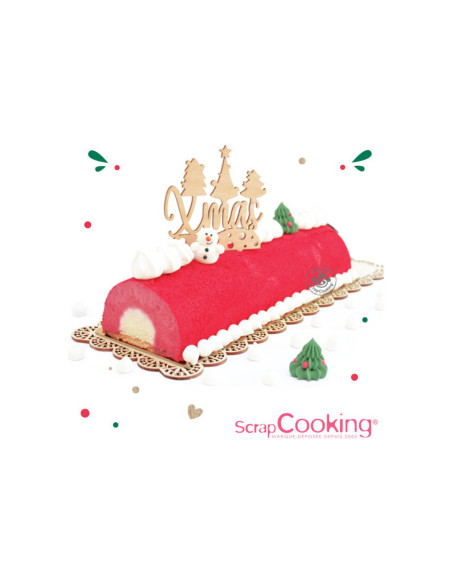 Molde de tronco de helado Scrapcooking e inserto semirrígido - Reutilizable