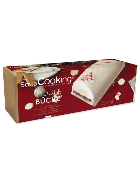Scrapcooking ice cream log mould and semi-rigid insert - Reusable