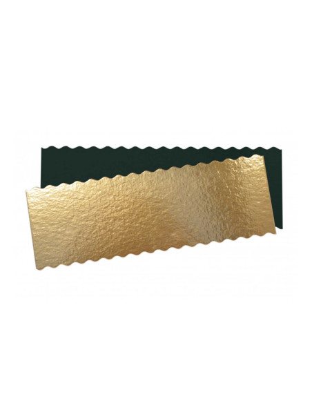 5 suportes para bolos dourados e pretos da Scrapcooking - 30 x 10 cm